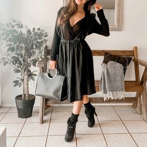 Zara denim overall dress